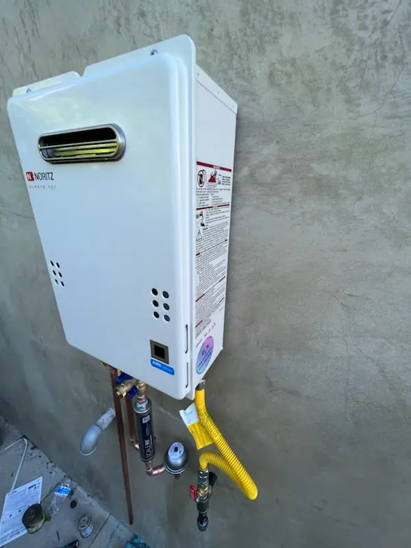 Tankless water heater installation for Claremont homes